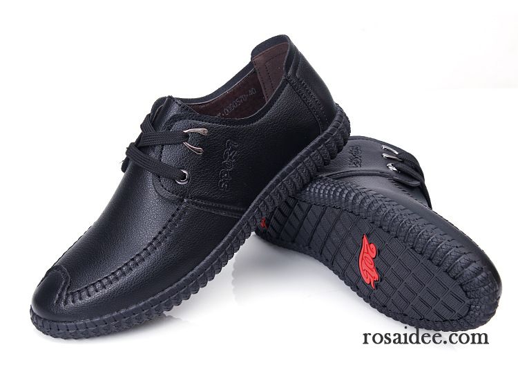 Schuhe Herren Leder Herren Neue Jugend Schuhe Trend Schnürung Feder Lederschue Faul Casual Günstig