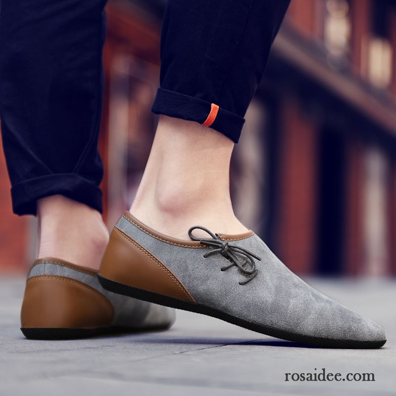 Schuhe Leder Herren Schuhe Feder Herren Allgleiches Persönlichkeit Neue Casual Lederschue Faul Günstig