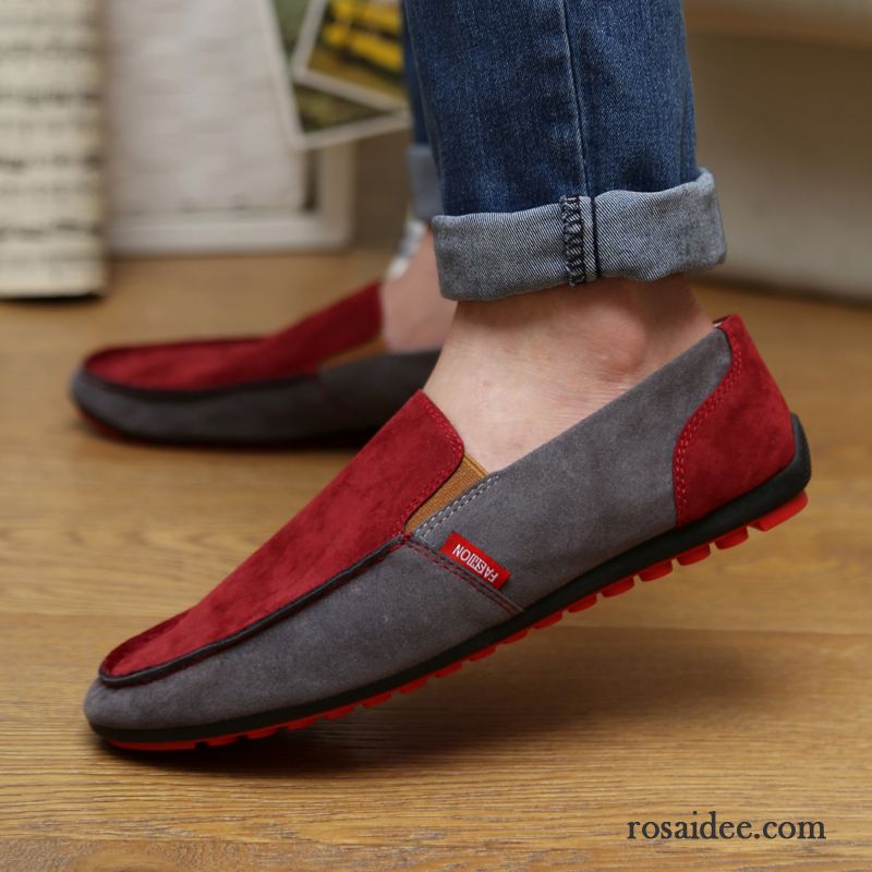 Schuhe Wechselfußbett Herren Faul Tuch Schuhe Herbst Casual Herren Segeltuch Trend Atmungsaktiv Kaufen