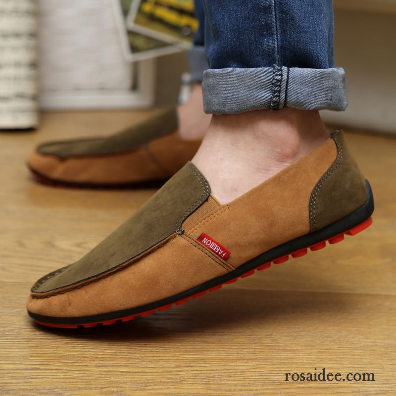 Schuhe Wechselfußbett Herren Faul Tuch Schuhe Herbst Casual Herren Segeltuch Trend Atmungsaktiv Kaufen