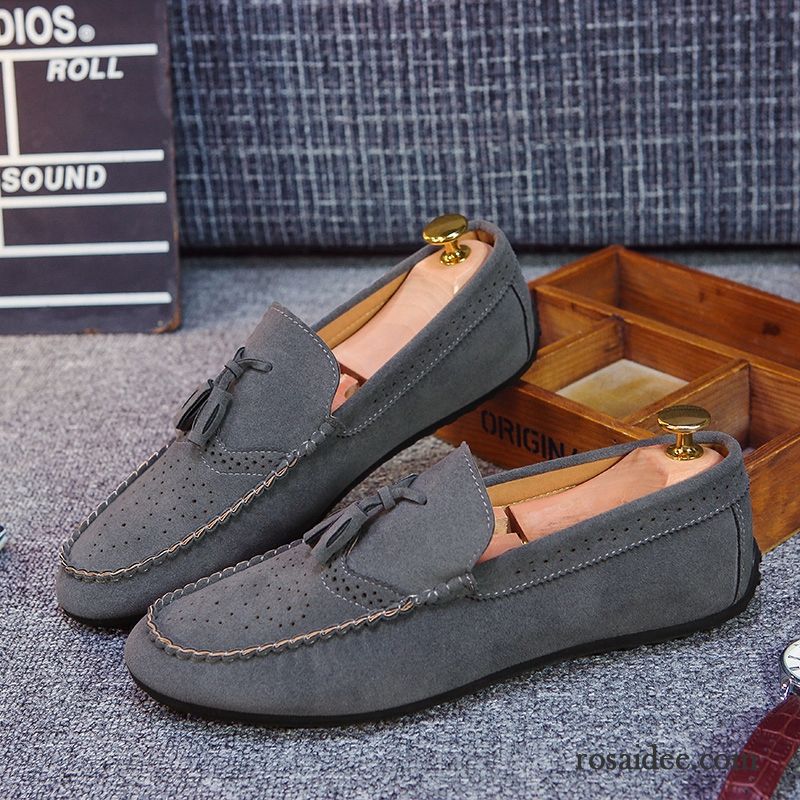 Schuhe Weiß Herren Weiß Herbst Casual Atmungsaktiv Slip-on Sommer Trend Faul Schuhe Herren Segeltuch Kaufen