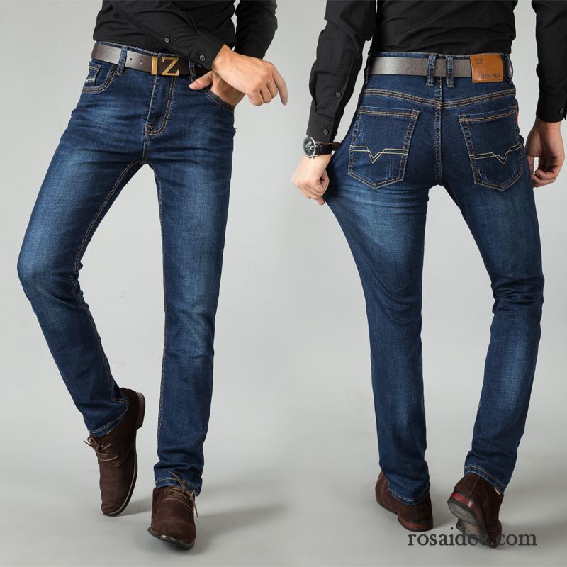 Slim Fit Jeans Herren Günstig Jeans Hose Große Größe Lange Gerade Herren Schlank Herbst Winter Neue Günstig