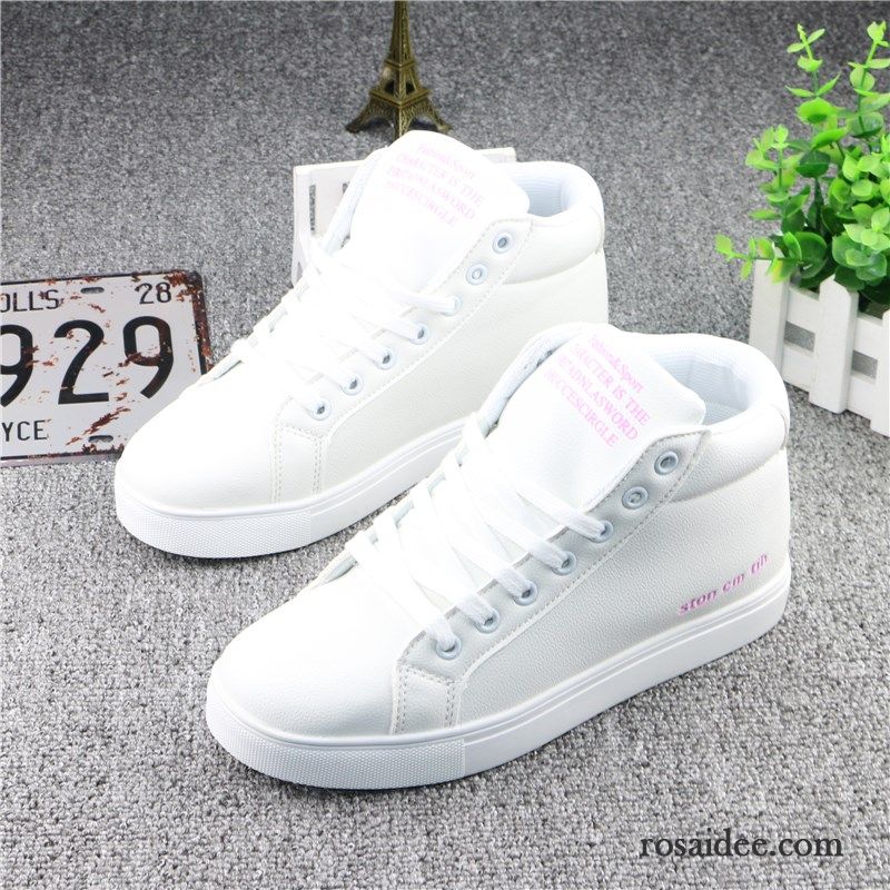 Sneaker Schuhe Damen Allgleiches Damen Sportschuhe Schnürung Skaterschuhe Flache Casual Schüler Weiß Herbst Langschaft Winter Sale