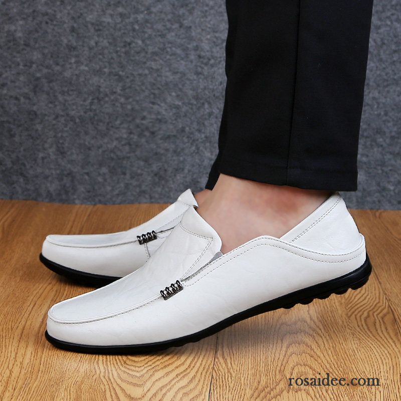 Sneaker Slipper Herren Slip-on Lederschue Casual Faul Neue Herren Schuhe Herbst Echtleder Billig