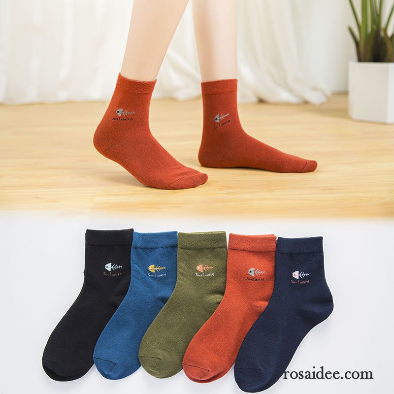 Socken Damen Baumwollsocken Mid Sport Lange Socke Dünne