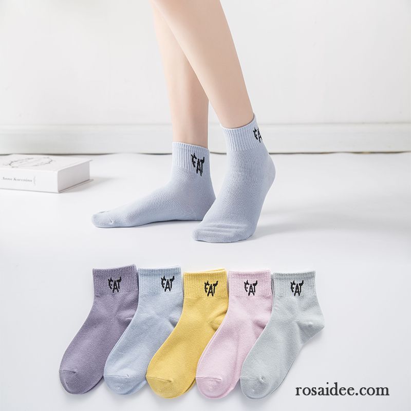 Socken Damen Baumwollsocken Mid Sport Lange Socke Dünne