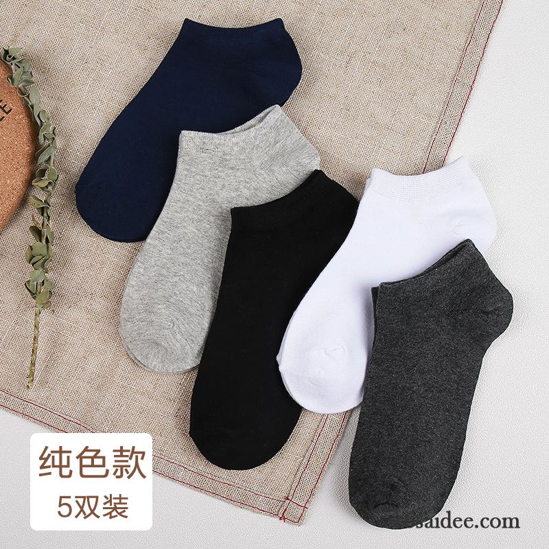 Socken Herren Knöchelsocken Sport Sommer Dünne Baumwollsocken Atmungsaktiv Hell