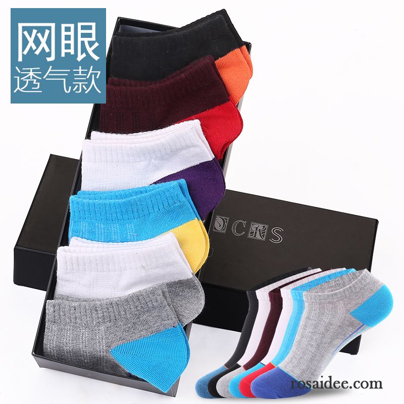 Socken Herren Trend Sport Dünne Knöchelsocken Schweiß Kurz Grau