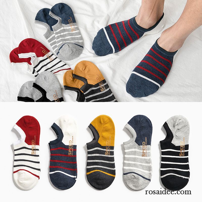 Socken Herren Unsichtbar Sommer Trend Knöchelsocken Dünne Swag Gelb Hell