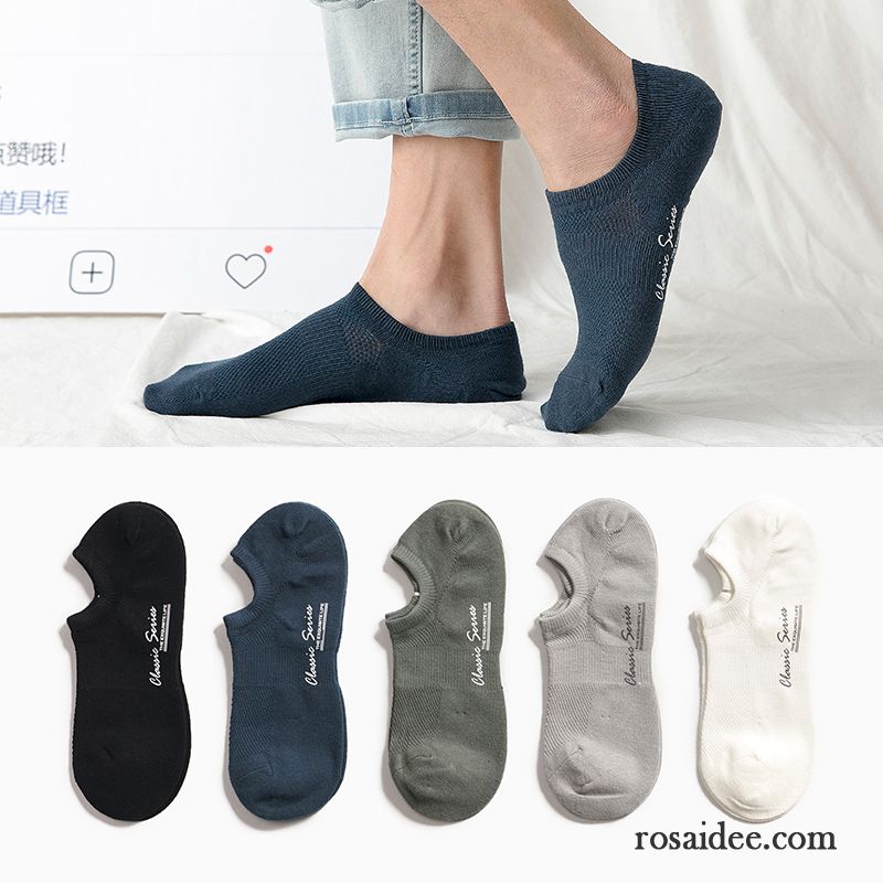 Socken Herren Unsichtbar Sommer Trend Knöchelsocken Dünne Swag Gelb Hell