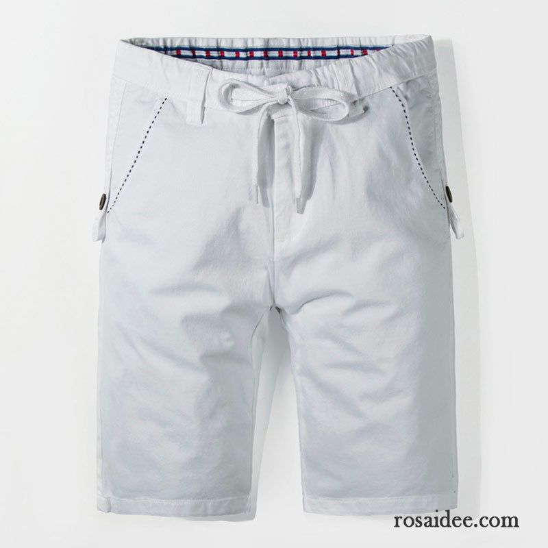 Sommerhosen Herren Kurz Kurze Hose Freizeit Herren Sommer Neu Baumwolle Schlank Rein Verkaufen
