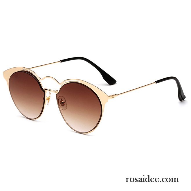 Sonnenbrille Damen Dekoration Leder Bunt Rundes Gesicht Mini Mädchen Rosa Grau Gold