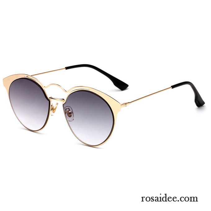 Sonnenbrille Damen Dekoration Leder Bunt Rundes Gesicht Mini Mädchen Rosa Grau Gold