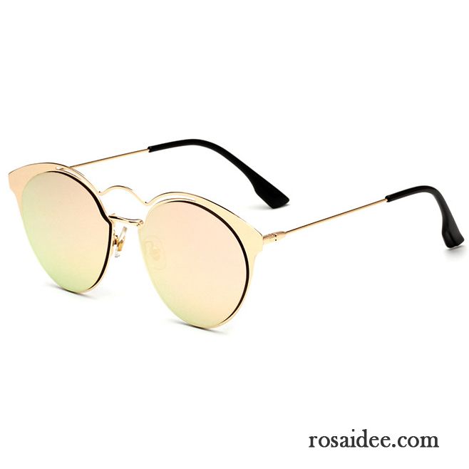 Sonnenbrille Damen Dekoration Leder Bunt Rundes Gesicht Mini Mädchen Rosa Grau Gold