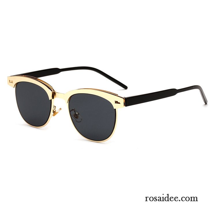 Sonnenbrille Damen Niedlich Mädchen Europe Neu Rundes Gesicht Mini Braun Gold