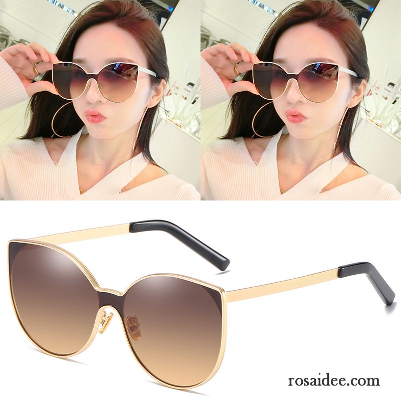 Sonnenbrille Damen Persönlichkeit Groß Sonnenbrillen Beliebte Retro Neu Purpur Lila Rosa Gold Rot