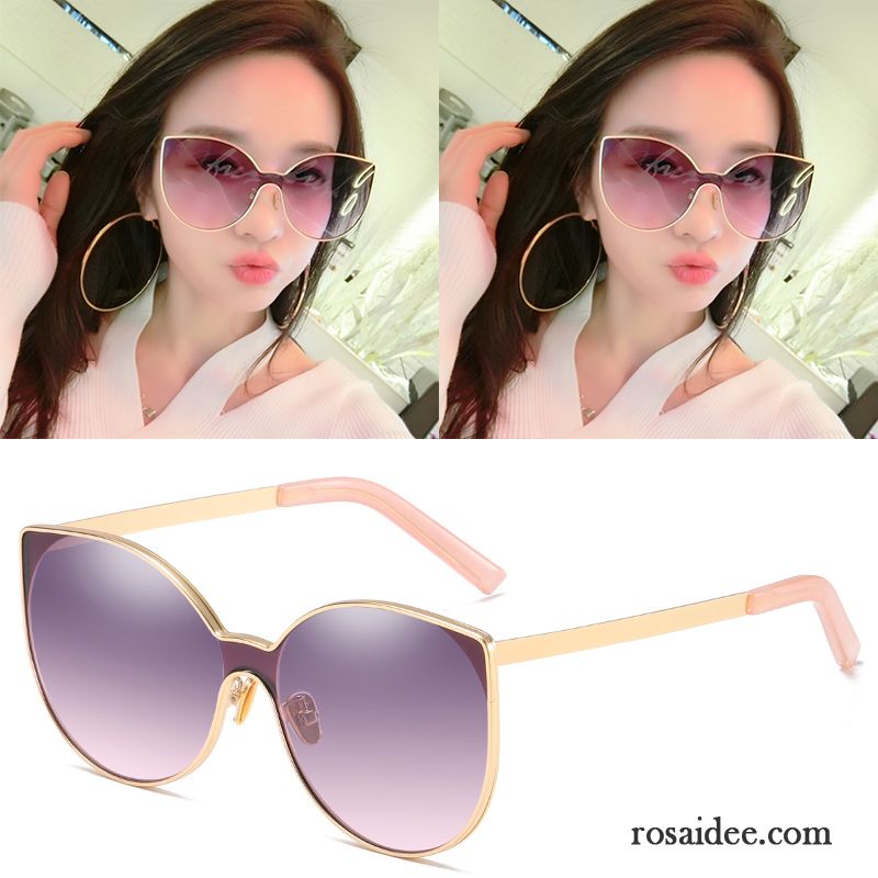 Sonnenbrille Damen Persönlichkeit Groß Sonnenbrillen Beliebte Retro Neu Purpur Lila Rosa Gold Rot