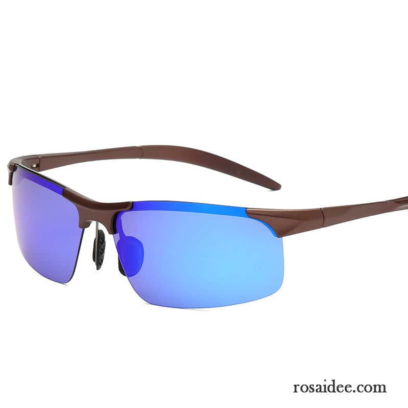 Sonnenbrille Herren Polarisator Reiten Fahren Sonnenbrillen Blau Purpur Lila