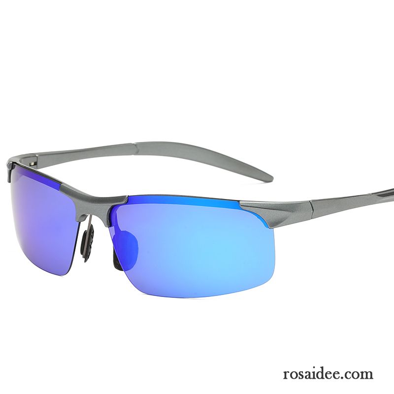 Sonnenbrille Herren Polarisator Reiten Fahren Sonnenbrillen Blau Purpur Lila