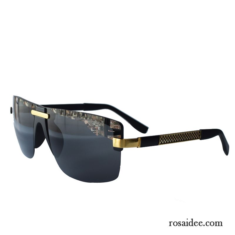 Sonnenbrille Herren Polarisator Sonnenbrillen Einfach Trend Persönlichkeit Fahren Schwarz Grau Gold
