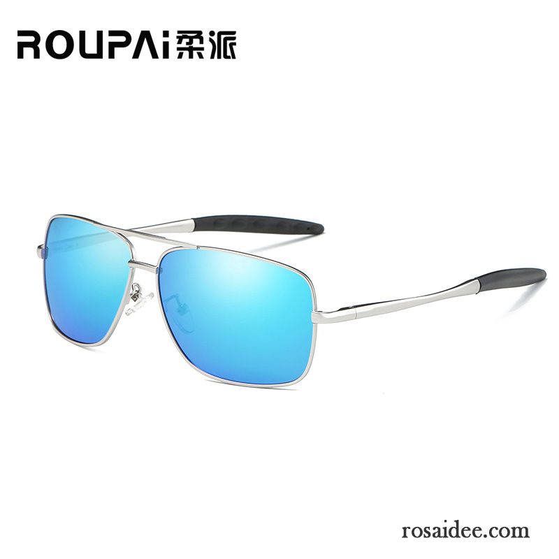 Sonnenbrille Herren Trend Freizeit Outdoor Sonnenbrillen Polarisator Neu Schwarz Grau