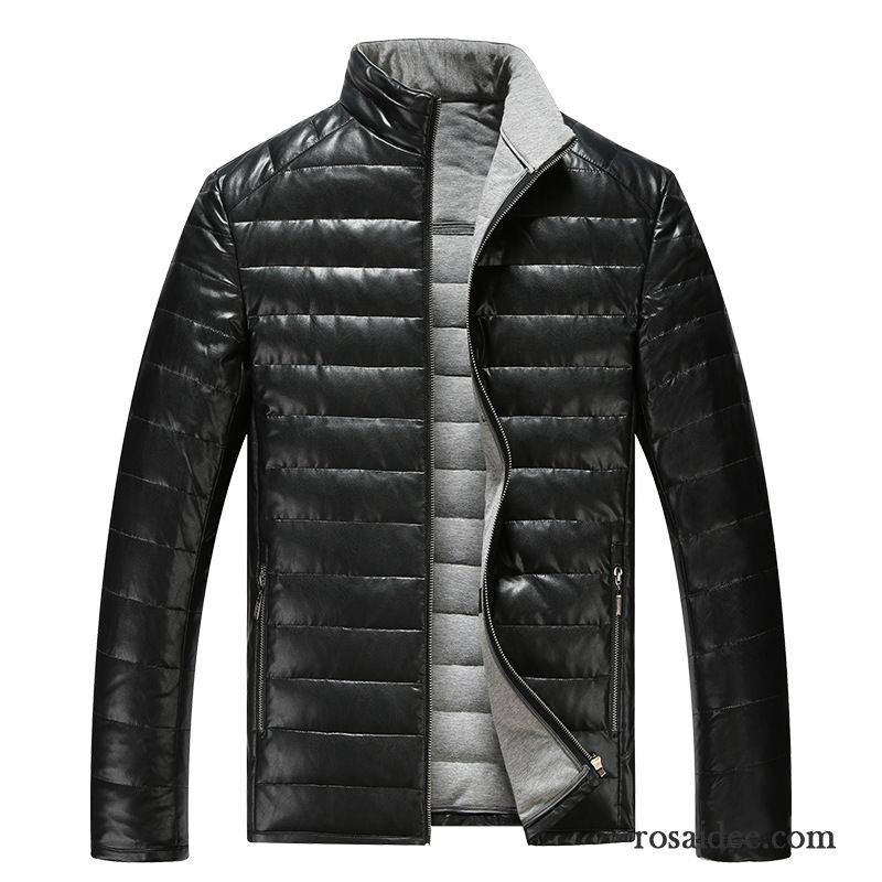 Sport Winterjacken Herren Revers Neue Daunenjacke Leder Winter Herren Echtleder Fuchs Günstig