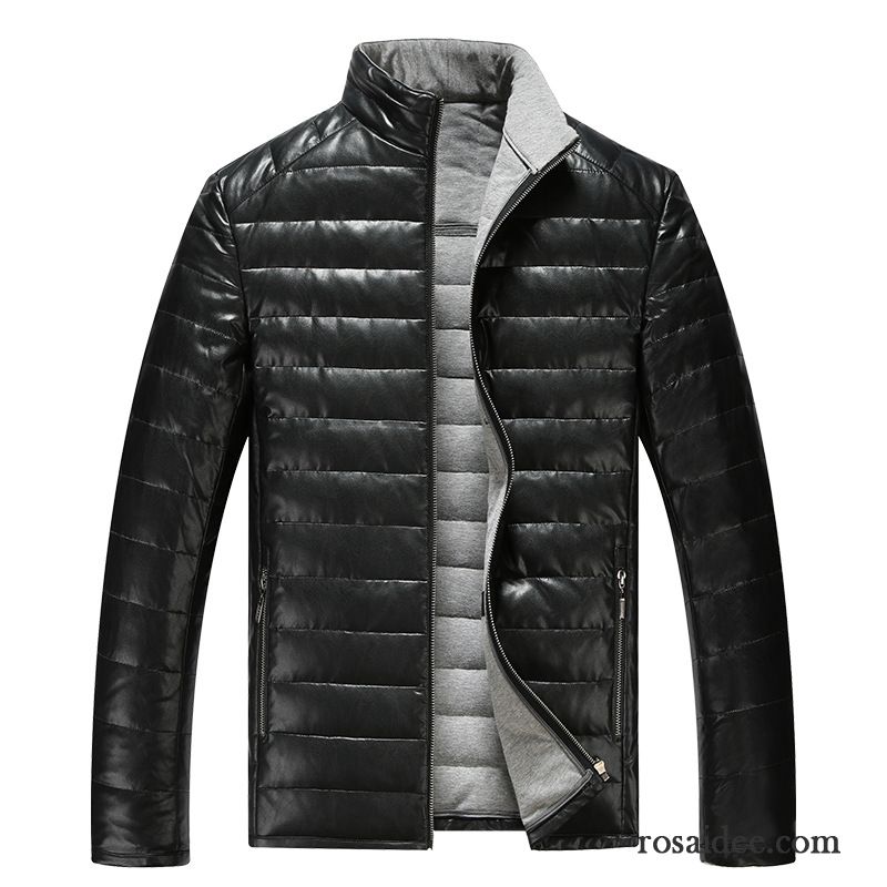 Sport Winterjacken Herren Revers Neue Daunenjacke Leder Winter Herren Echtleder Fuchs Günstig