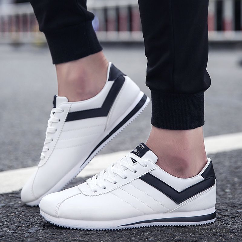 Sportliche Schnürschuhe Herren Skaterschuhe Weiß Casual Trend Herren Feder Teenager Kaufen