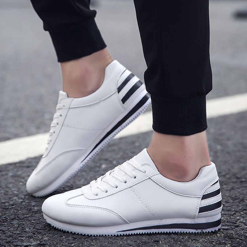 Sportliche Schnürschuhe Herren Skaterschuhe Weiß Casual Trend Herren Feder Teenager Kaufen