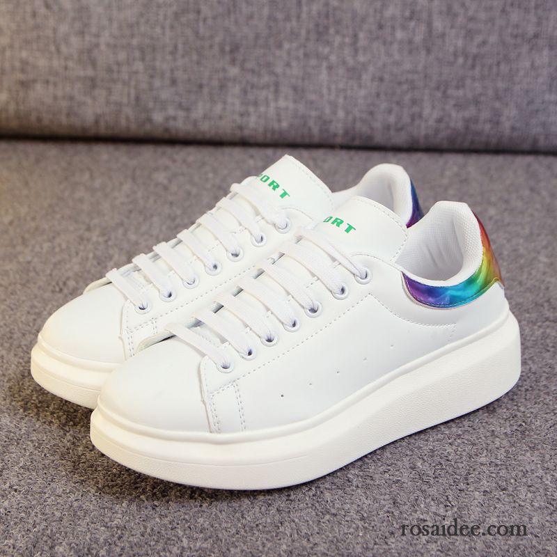 Sportschuhe Glitzer Weiß Alle Jahreszeiten Trend Skaterschuhe Casual Schüler Laufschuhe Damen Allgleiches Billig