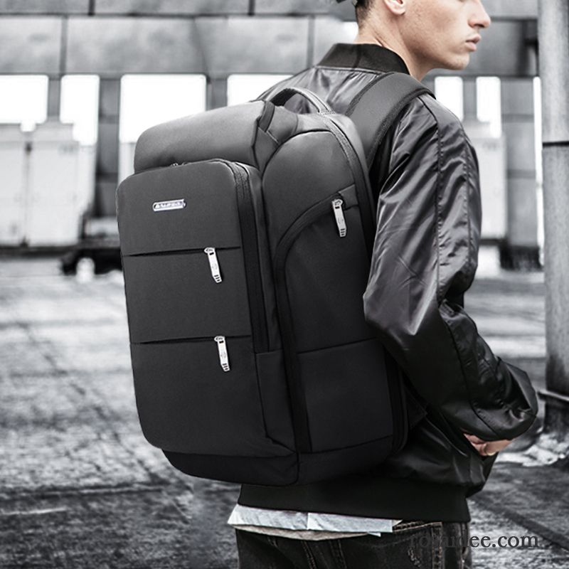 Sporttaschen Herren Reise Multifunktion Freizeit Rucksäcke Rucksack Hohe Kapazität Schwarz