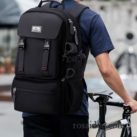 Sporttaschen Herren Reise Multifunktion Freizeit Rucksäcke Rucksack Hohe Kapazität Schwarz