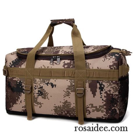 Sporttaschen Herren Reise Multifunktion Handtaschen Hohe Kapazität Schultertaschen Rucksäck Camouflage Grün