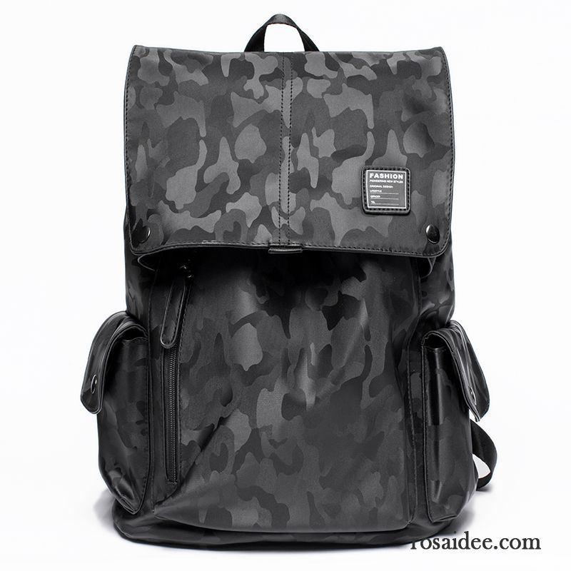 Sporttaschen Herren Rucksäck Trend Mode Persönlichkeit Rucksack Klassisch Camouflage