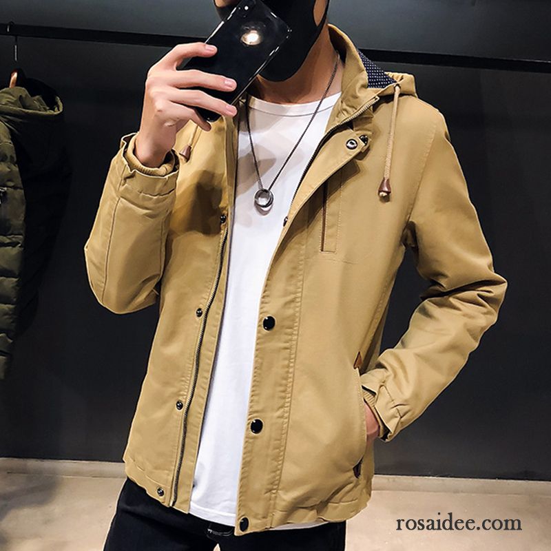 Steppjacke Für Männer Mit Kapuze Rote Überzieher Winter Herbst Trend Jacke Schlank Feder Mantel Werkzeugbau Herren Kaufen