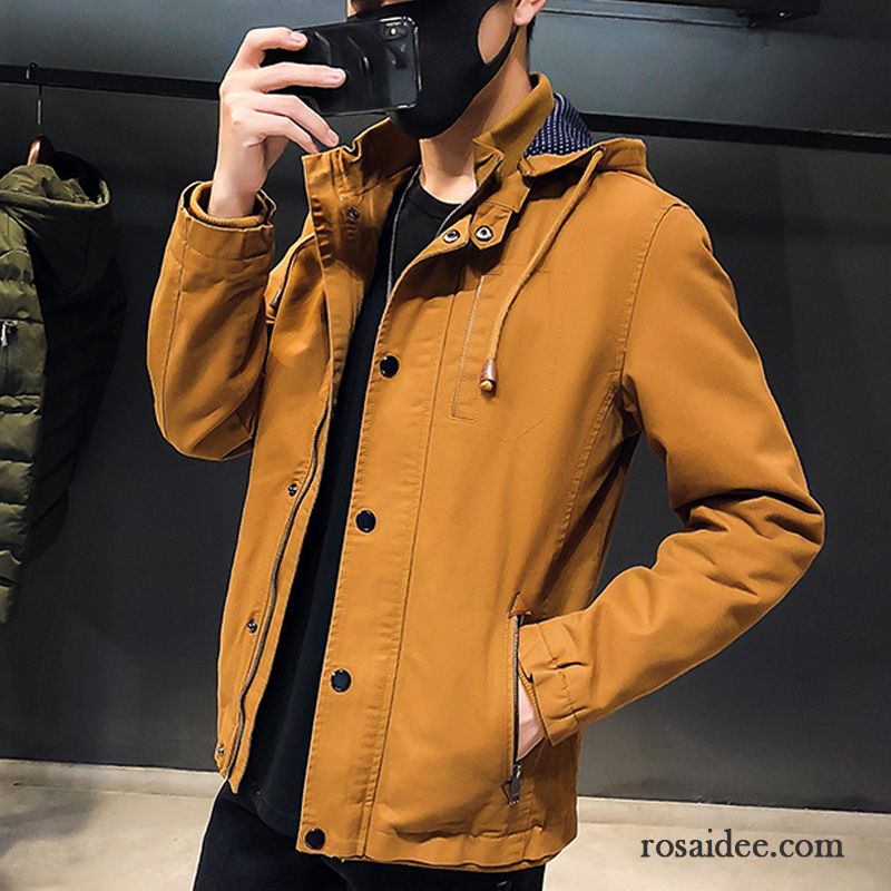 Steppjacke Für Männer Mit Kapuze Rote Überzieher Winter Herbst Trend Jacke Schlank Feder Mantel Werkzeugbau Herren Kaufen