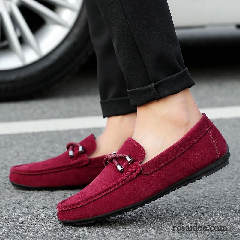 Schuhe Herren England Casual Herbst Lederschue Jugend Trend Schuhe Slip-on Faul Herren Sommer Verkaufen