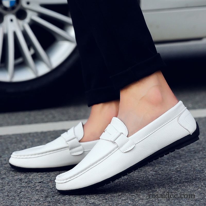 Schuhe Herren England Casual Herbst Lederschue Jugend Trend Schuhe Slip-on Faul Herren Sommer Verkaufen