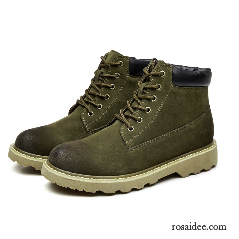 Stiefeletten Herren Grau England Hohe Cargohose Martin Stiehlt Herren Schuhe Herbst Grau Schneestiefel Trend Billig