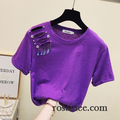 T-shirts Damen Allgleiches Mode Lose Sommer Neu Trend Grün