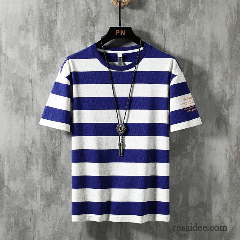 T-shirts Herren Allgleiches Kleider Trend Unteres Hemd Lose Sommer Rot