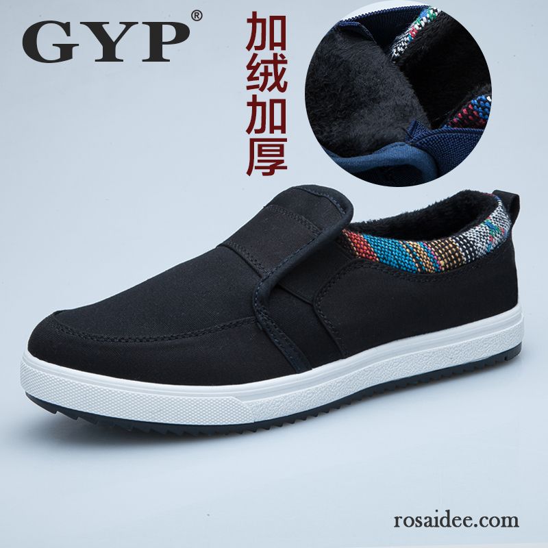 Trainingsschuhe Herren Casual Baumwolle Schuhe Espadrille Trend Tuch Schuhe Winter Skaterschuhe Feder Herren Faul Kaufen