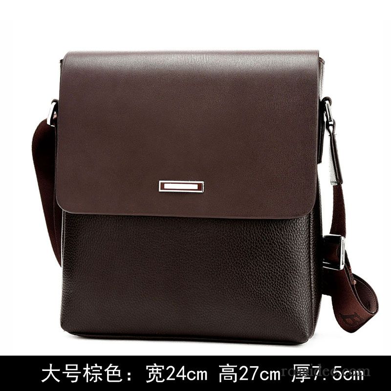 Umhängetasche Herren Canvas Herren Geschäft Taschen Leder Vertikaler Schnitt Rucksäck Freizeit Messenger-tasche Schultertaschen