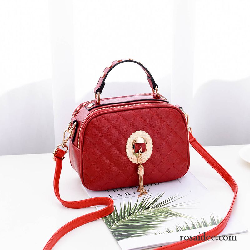 Umhängetaschen Damen Das Neue Allgleiches Mode Herbst Messenger-tasche Blau Rot