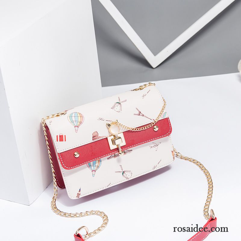 Umhängetaschen Damen Sommer Allgleiches Das Neue Schüler Messenger-tasche Kette Rosa