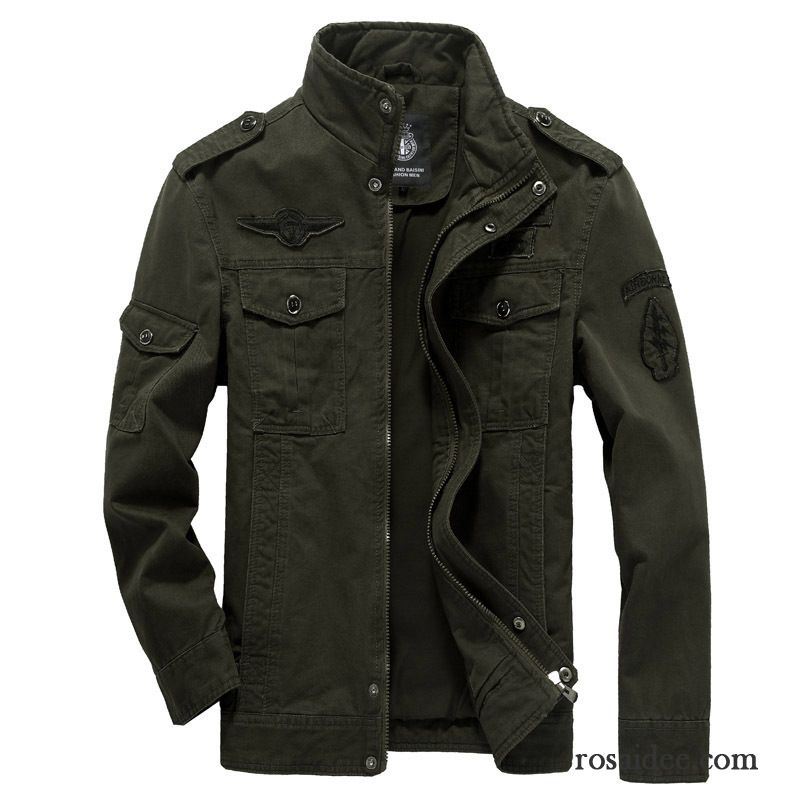 Warme Winterjacke Herren Herbst Jacke Baumwolle Große Größe Neu Überzieher Rein Herren Winter Sale