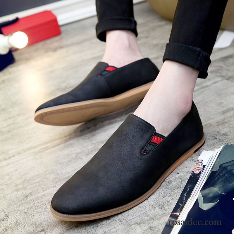 Weisse Herren Schuhe Geschäft Trend England Lederschue Gefrostet Spitze Schuhe Casual Herbst Herren Neue Retro