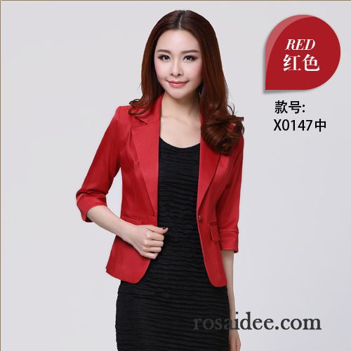 Weiße Blazer Schwarzen Streifen Dünn Freizeit Trend Damen Herbst Schlank Anzüge Bolero Kostüm Neu Kaufen