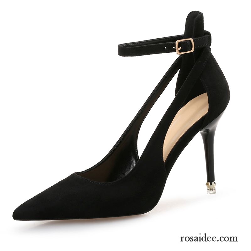 Weiße Pumps Spitze Schwarz Schuhe Dünne Fersen Schnürschuhe Herbst Spitze Pumps Sexy Neue Damen Sommer Günstig