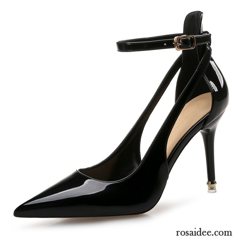 Weiße Pumps Spitze Schwarz Schuhe Dünne Fersen Schnürschuhe Herbst Spitze Pumps Sexy Neue Damen Sommer Günstig